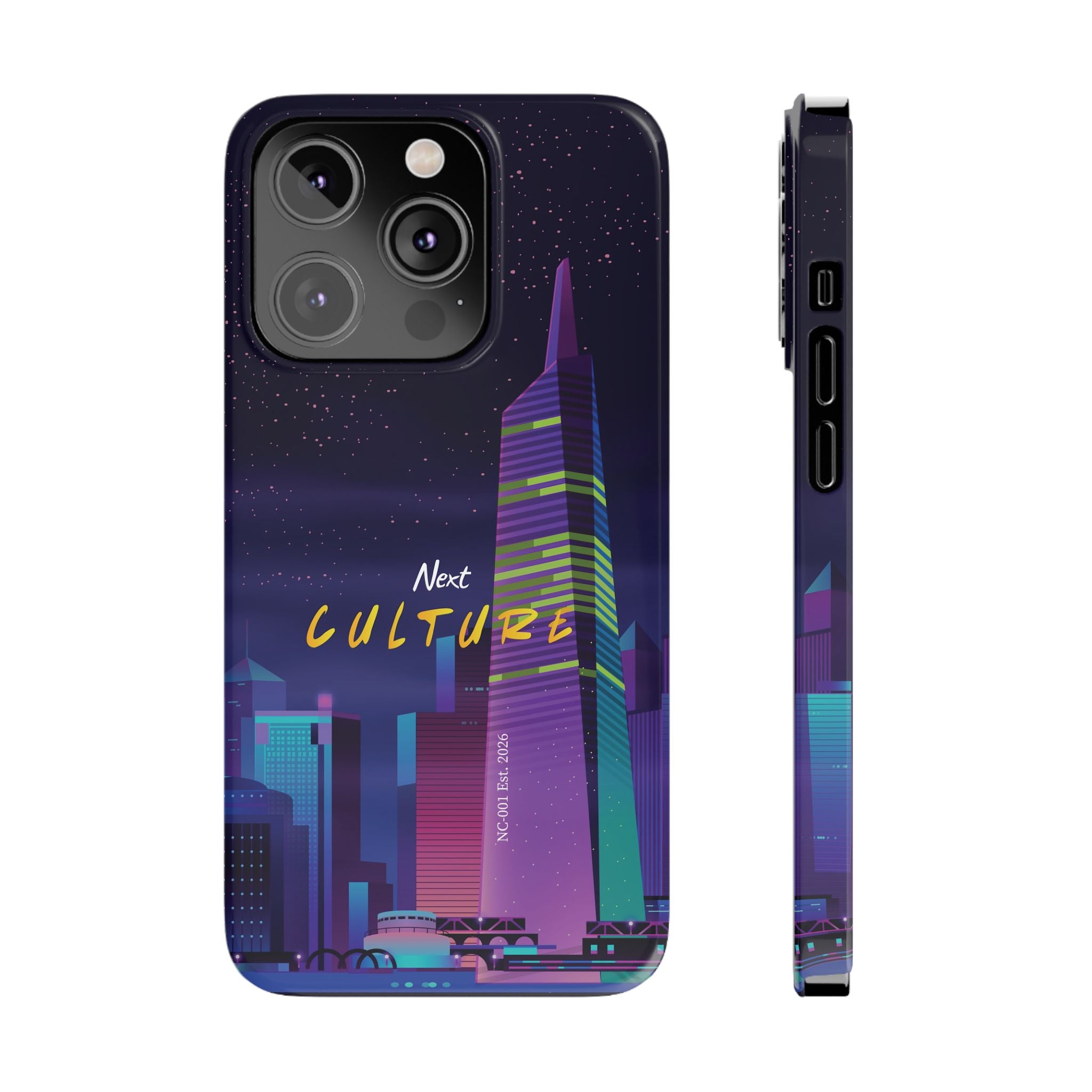 "Purple Horizon" Next Culture Phone Cases
