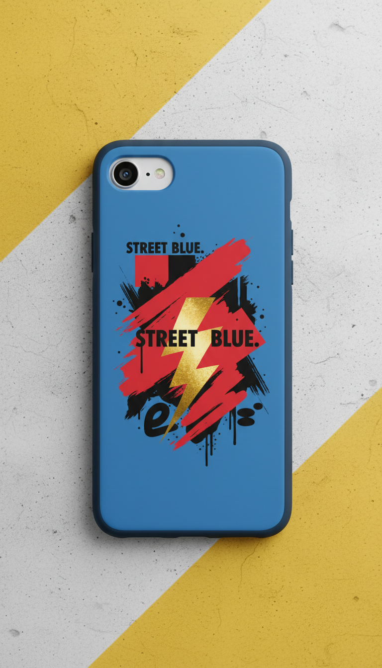 Street blue limited collaboration case